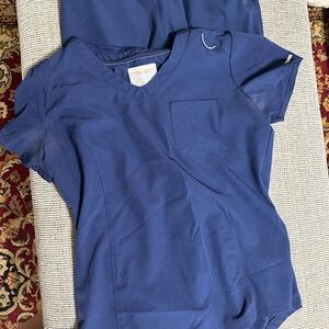 Skechers Navy Blue Scrub Top